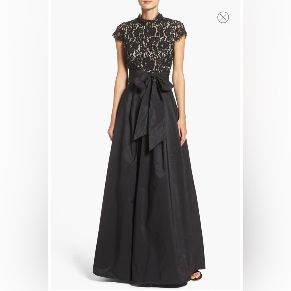 Eliza J Beaded Bodice Formal Ball Gown